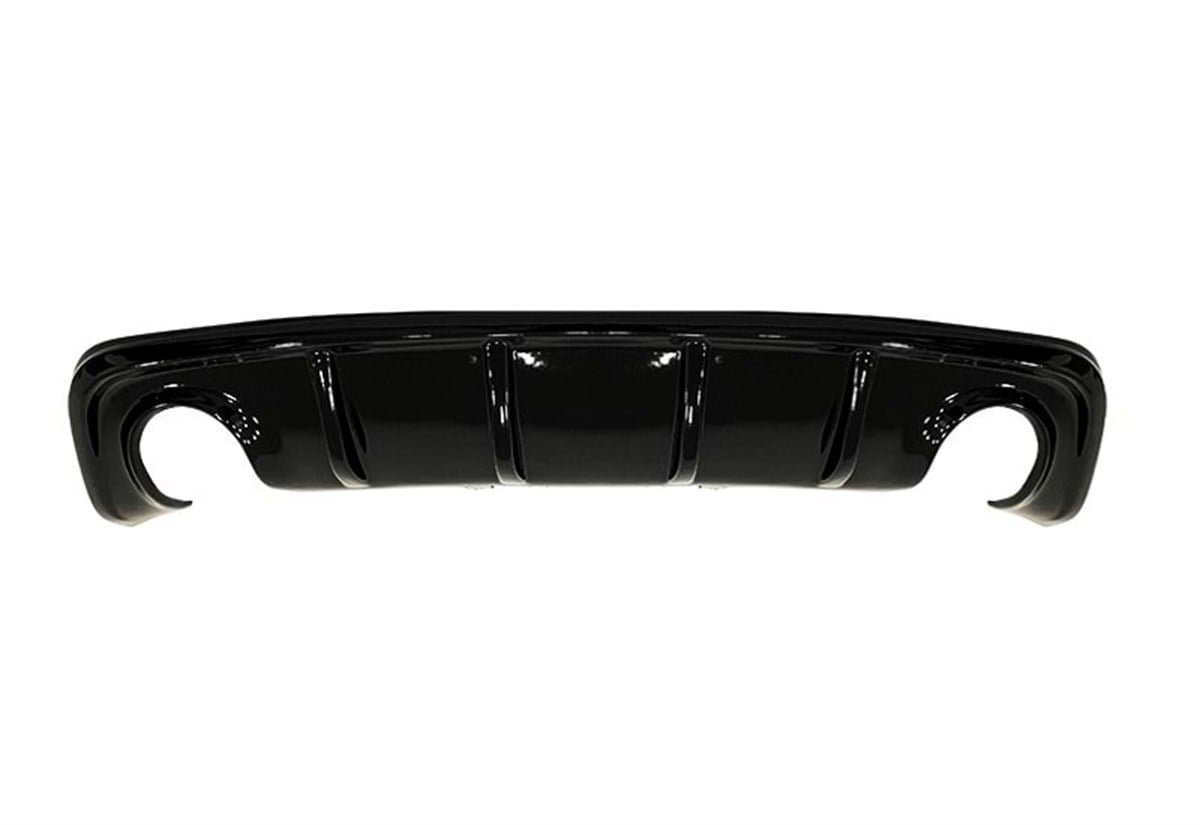 Giulietta Rear Diffuser Left and Right Single Output Piano Black Vacuum Plastic 2010-2020  Giulietta 940