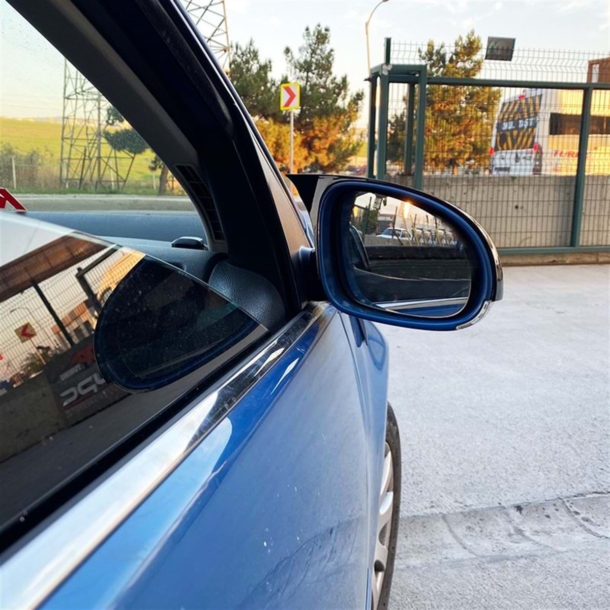 Golf 5 Batman Mirror Cover Piano Black  2003-2009 MK5