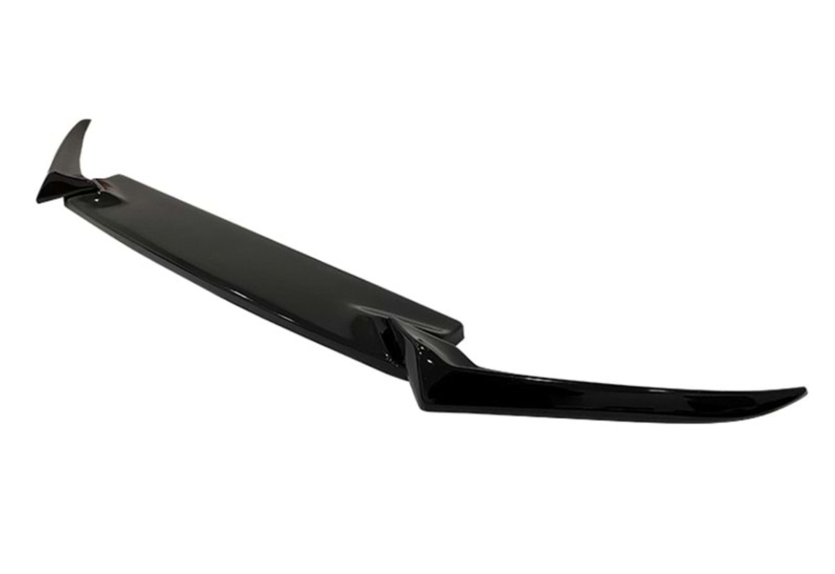Golf 6 3 Pieces R Model Front Lip Piano Black Vacuum Plastic 2008 - 2012  Mk6