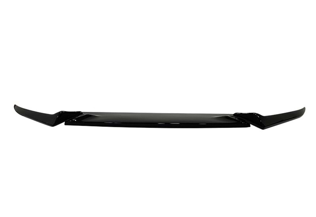 Golf 6 3 Pieces R Model Front Lip Piano Black Vacuum Plastic 2008 - 2012  Mk6