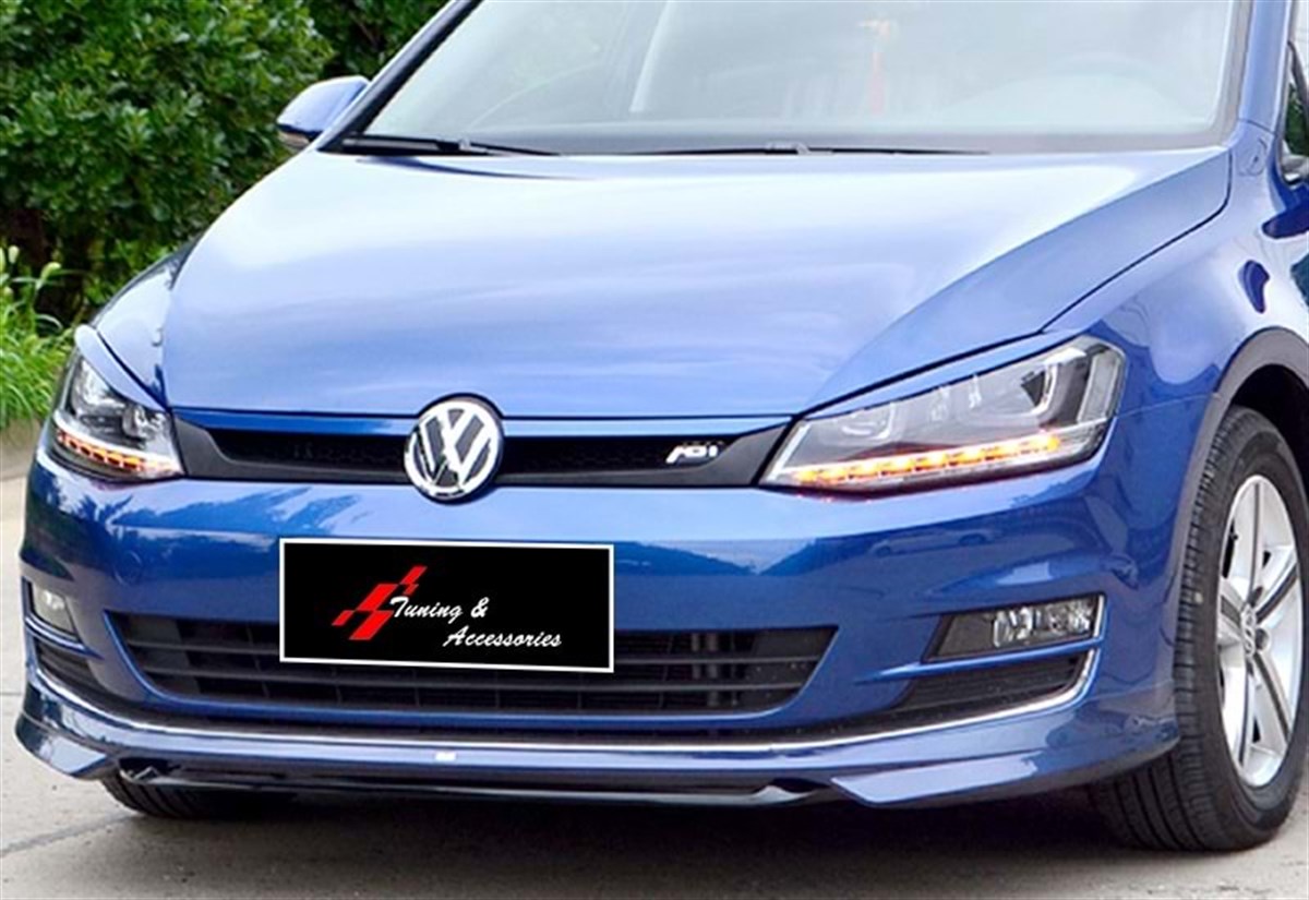 Golf 7 ABT Model Front Lip Raw Surface Vacuum Plastic  2012-2017 mk7