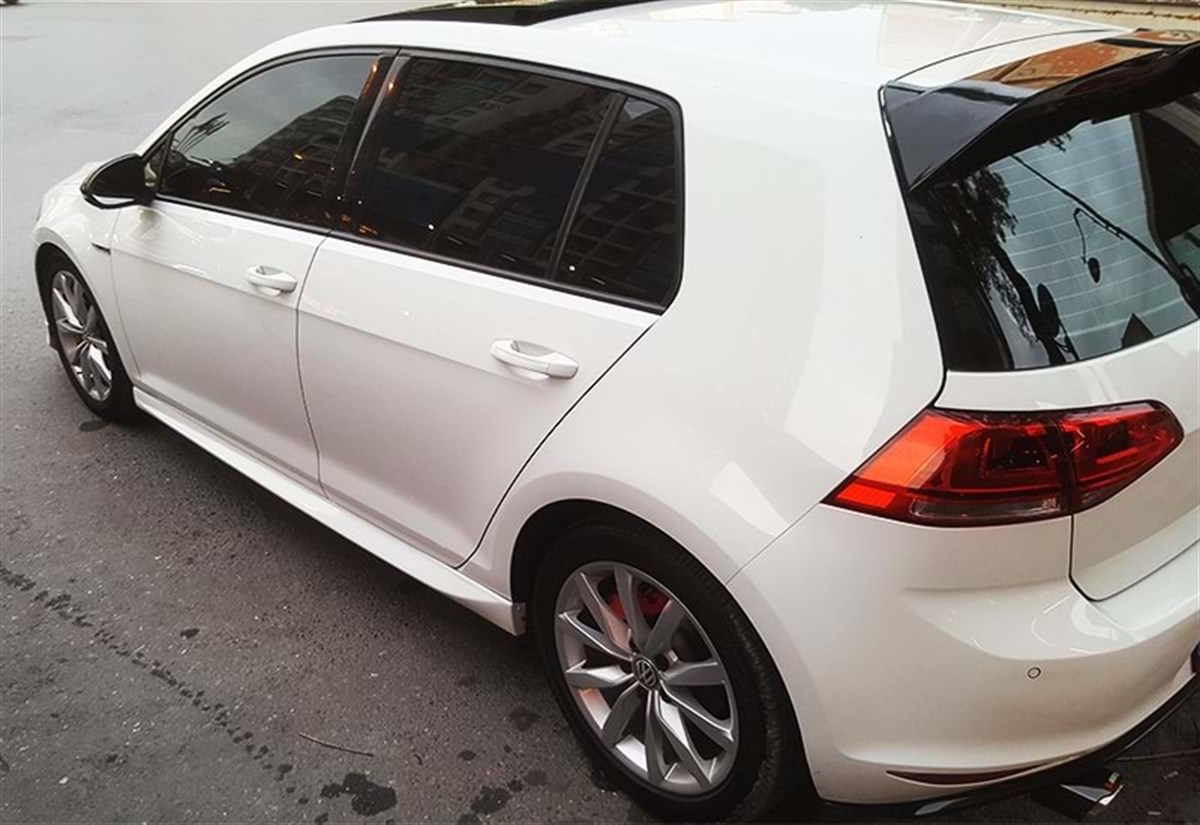 Golf 7 Aero Side Skirts Raw Surface Vacuum Plastic  2012-2020 2012-2019  Mk7 - Mk7 FL
