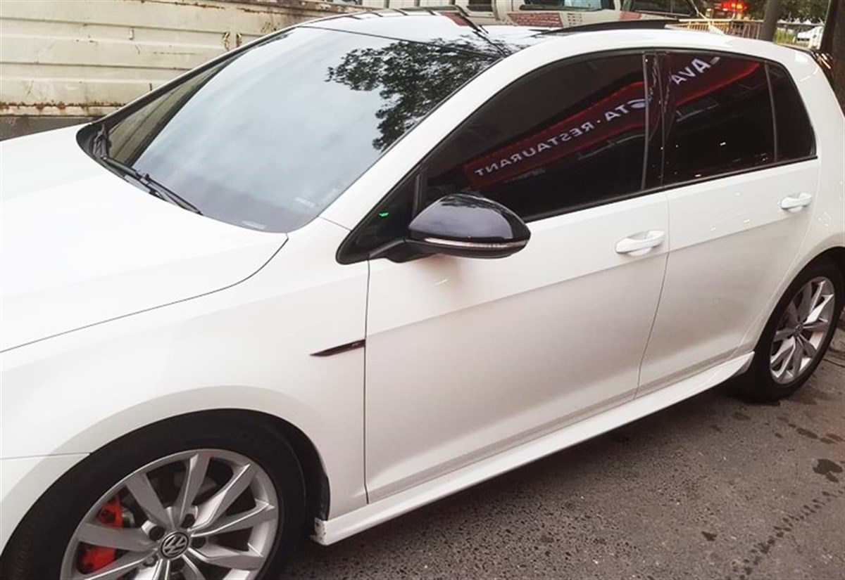 Golf 7 Aero Side Skirts Raw Surface Vacuum Plastic  2012-2020 2012-2019  Mk7 - Mk7 FL