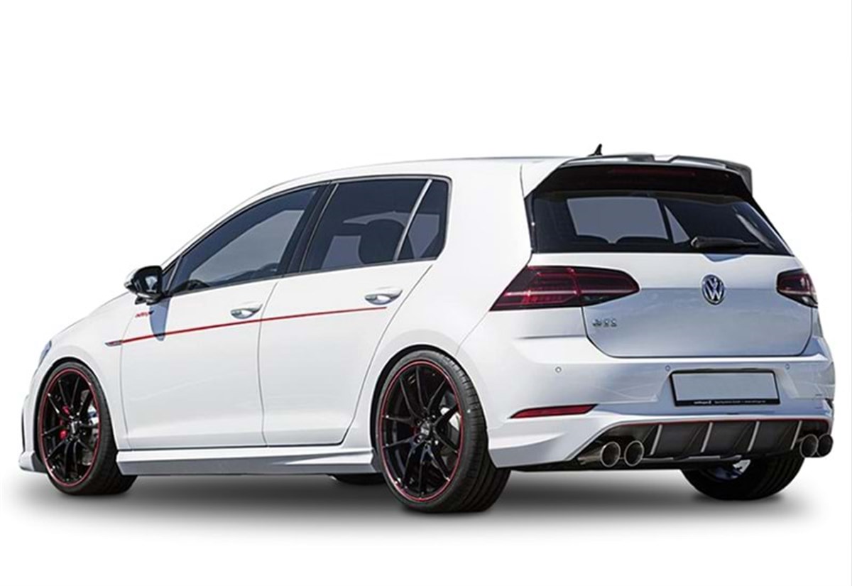 Golf 7 Oettinger Side Skirts Raw Surface Vacuum Plastic  2012-2020 2012-2019  Mk7 - Mk7 FL