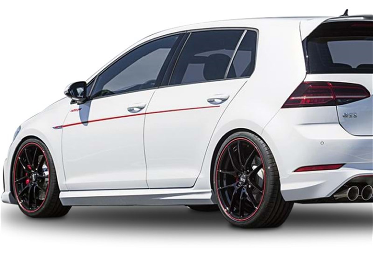 Golf 7 Oettinger Side Skirts Raw Surface Vacuum Plastic  2012-2020 2012-2019  Mk7 - Mk7 FL