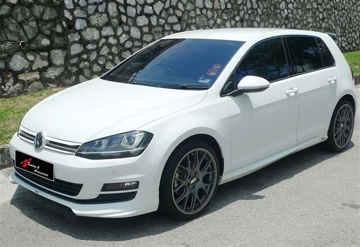 Golf Mk7 Oettinger Model Front Lip Raw Surface Vacuum Plastic  2012-2017 mk7
