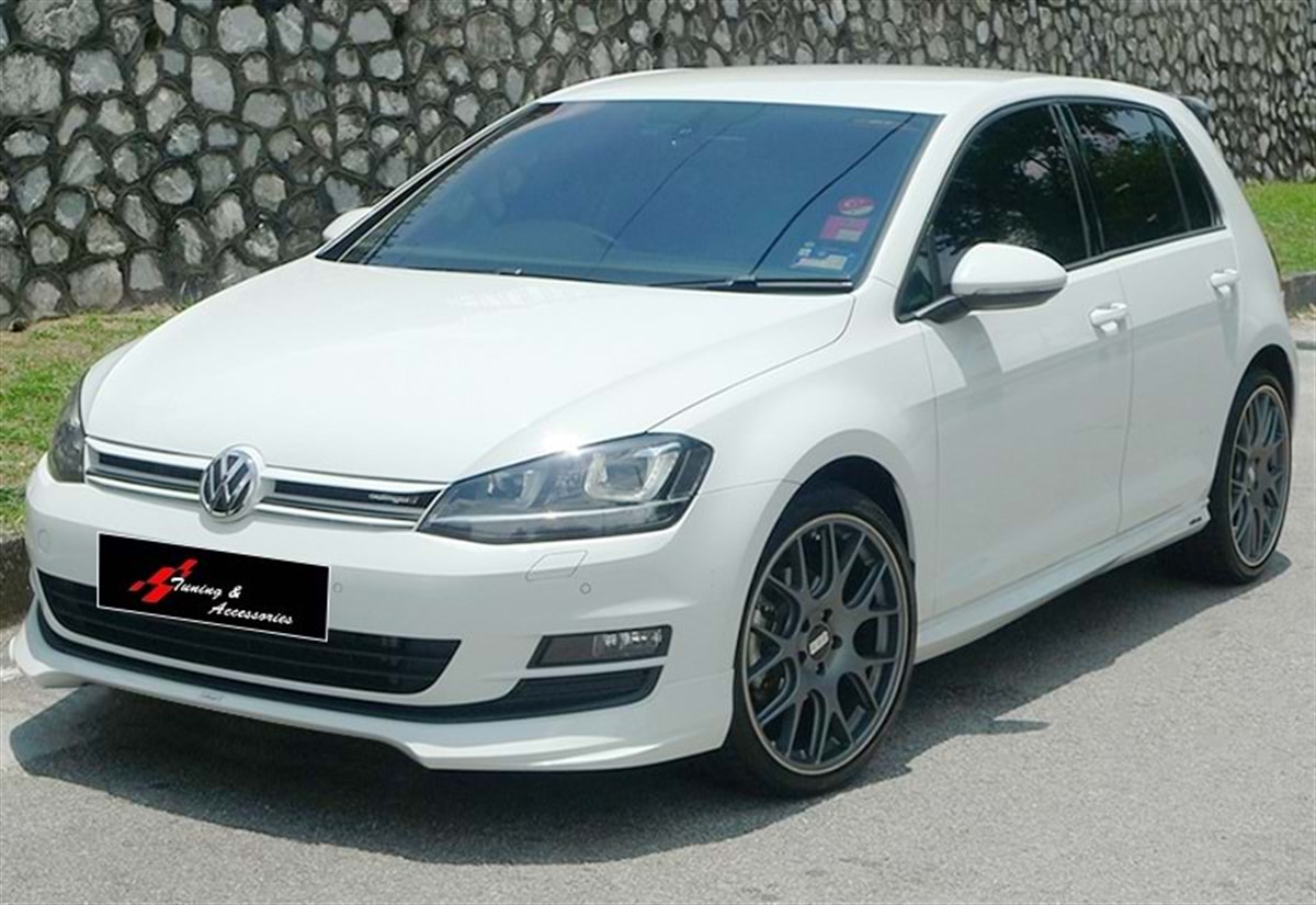 Golf Mk7 Oettinger Model Front Lip Raw Surface Vacuum Plastic  2012-2017 mk7