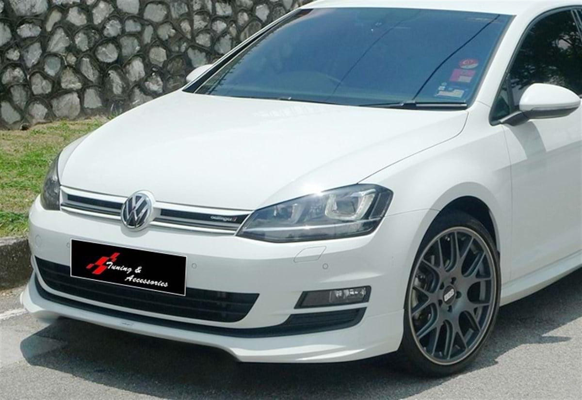 Golf Mk7 Oettinger Model Front Lip Raw Surface Vacuum Plastic  2012-2017 mk7