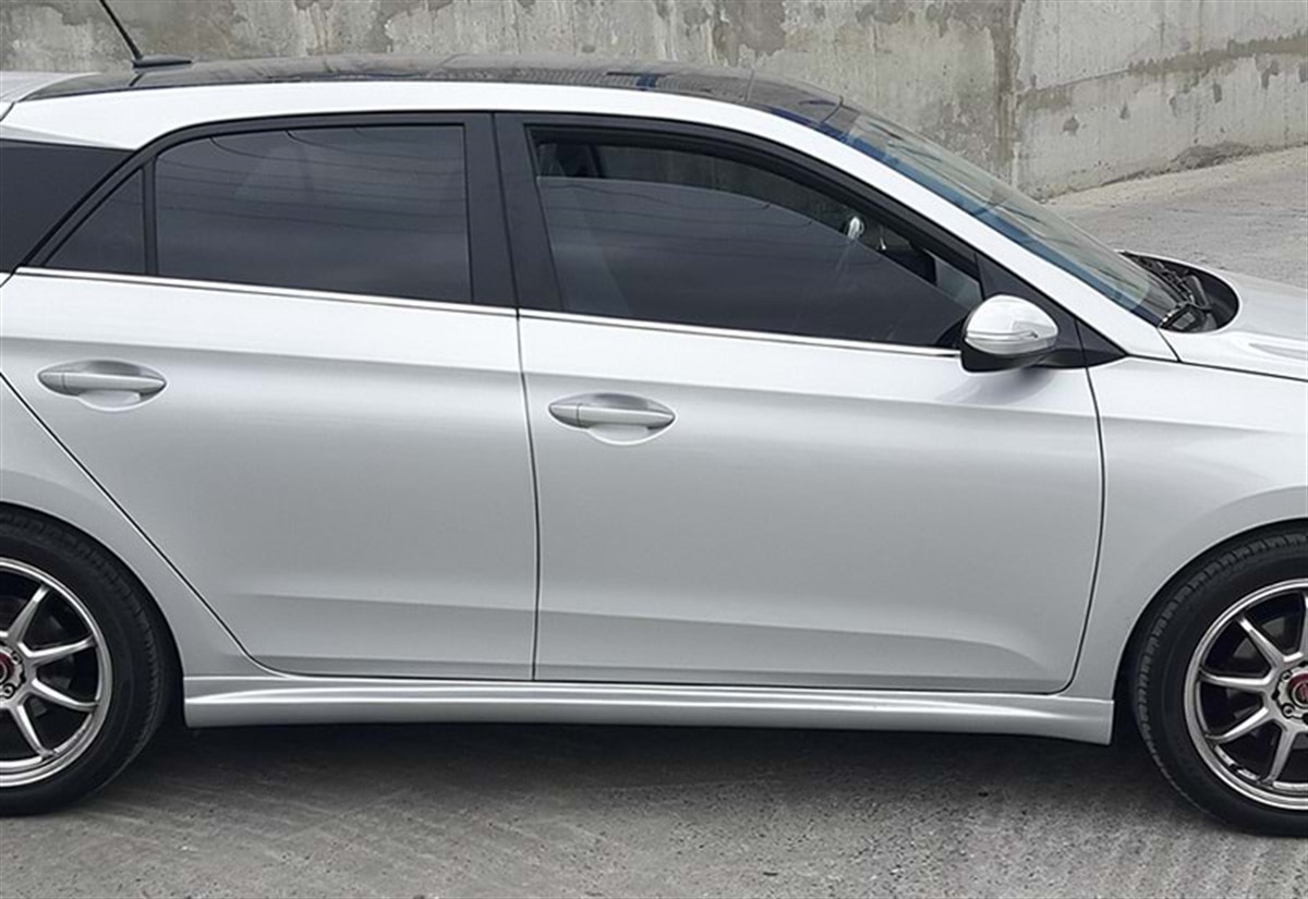i20 Sport Side Skirts Raw Surface Vacuum Plastic  2014-2018