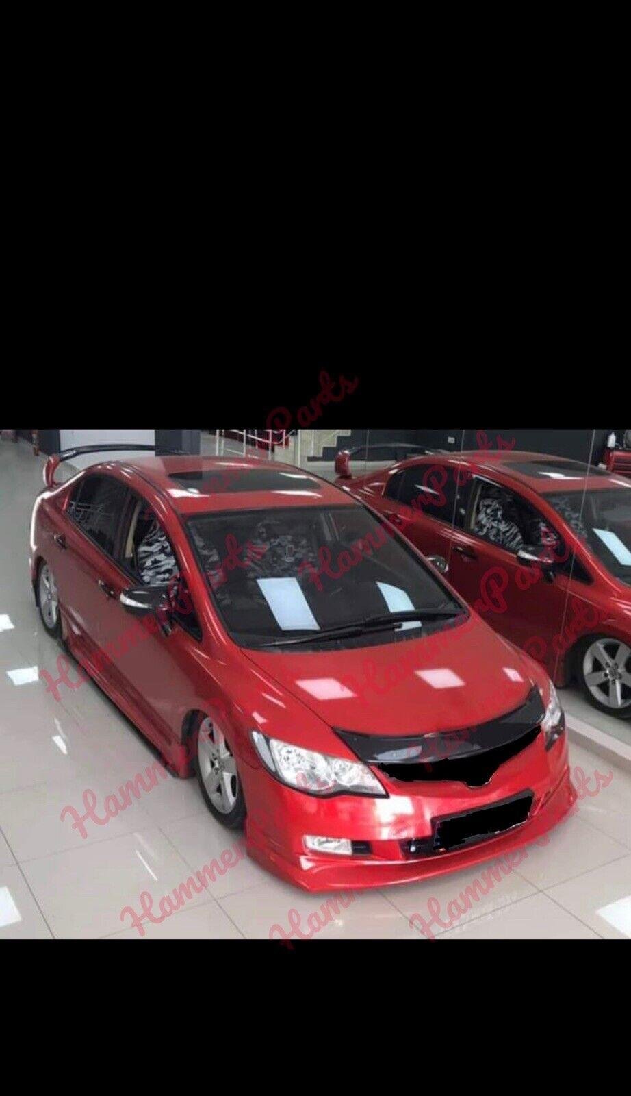 JDM For Acura Csx Fd2 Front Bumper Lip Type R STYLE PLASTIC 2006 2009 Unpainted 
