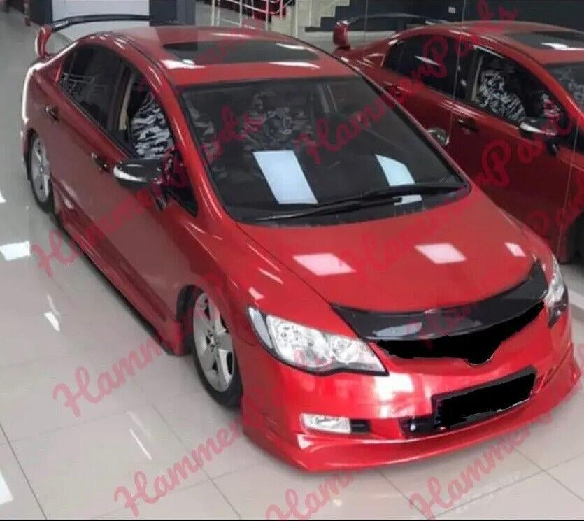 JDM HONDA Civic Fd Front Bumper Lip Type R STYLE PLASTIC 2006 2009 Unpainted