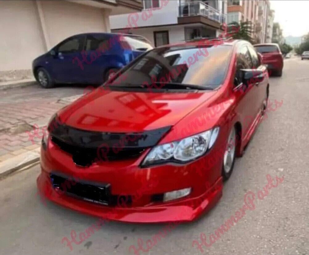 JDM HONDA Civic Fd Front Bumper Lip Type R STYLE PLASTIC 2006 2009
