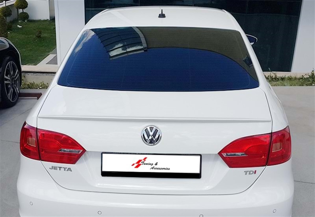 Jetta Mk6 Rear Trunk Anatomic Spoiler Raw Surface ABS  2010-2018 Mk6 - Mk6 FL