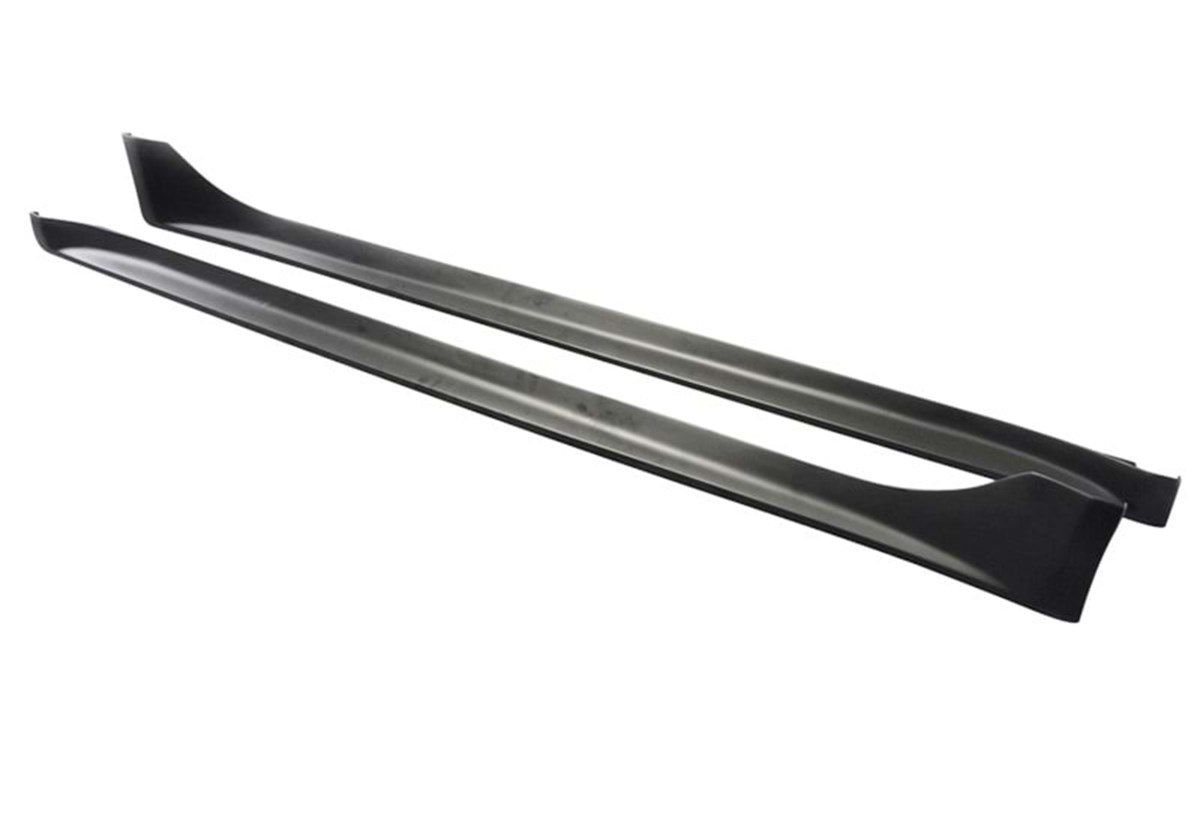 Lancer Twin Side Skirts Raw Surface Vacuum Plastic  2006-2015 HB - Sedan