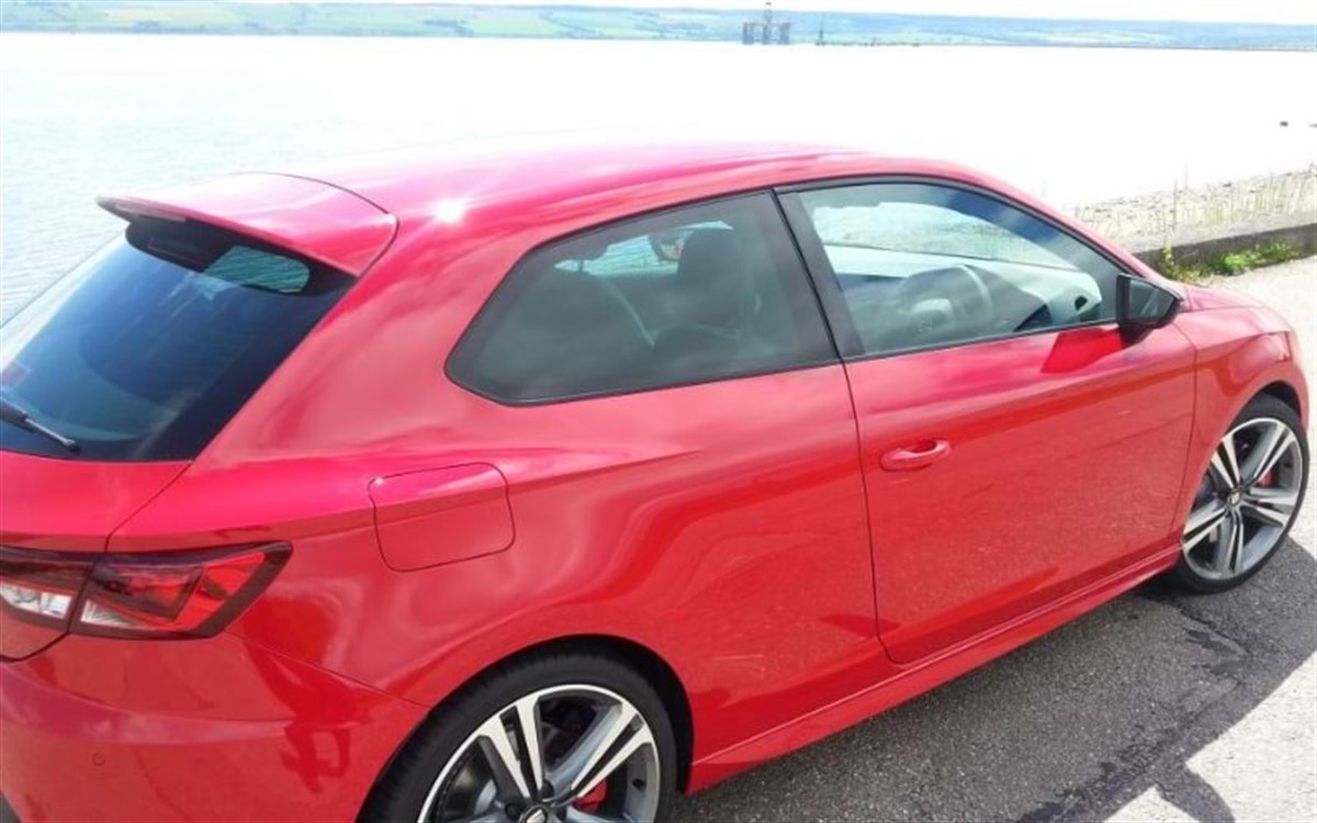 Leon Mk3 2 Doors FR Rear Spoiler Primered Fiberglass  2012-2020
