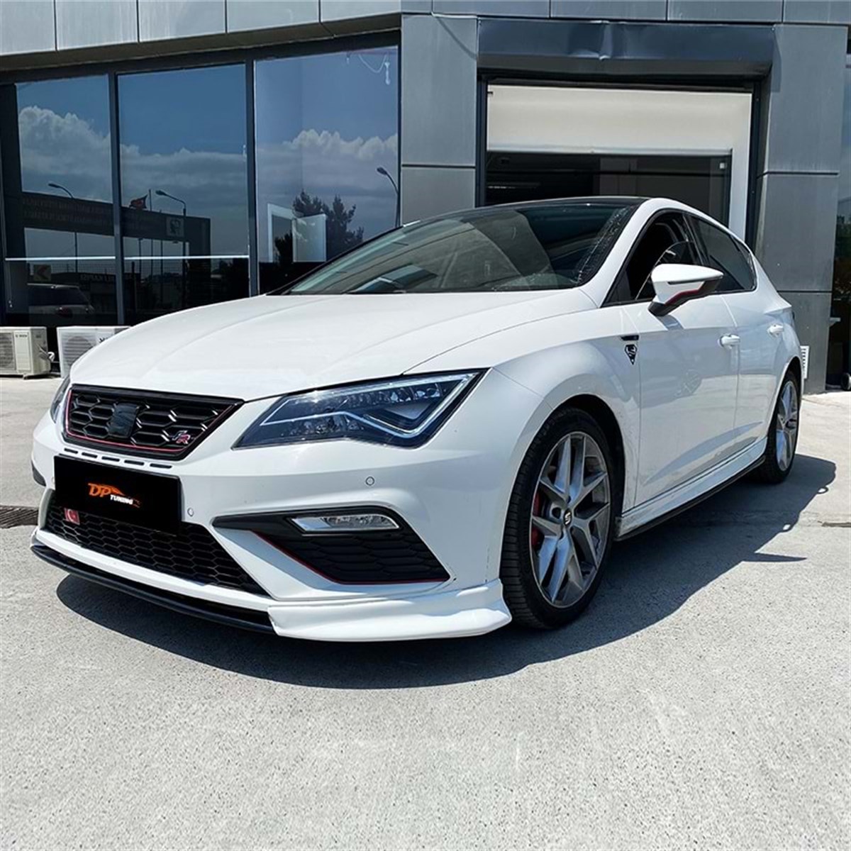 Leon Mk3 FR Model Front Lip Raw Surface Vacuum Plastic  2012-2016 mk3