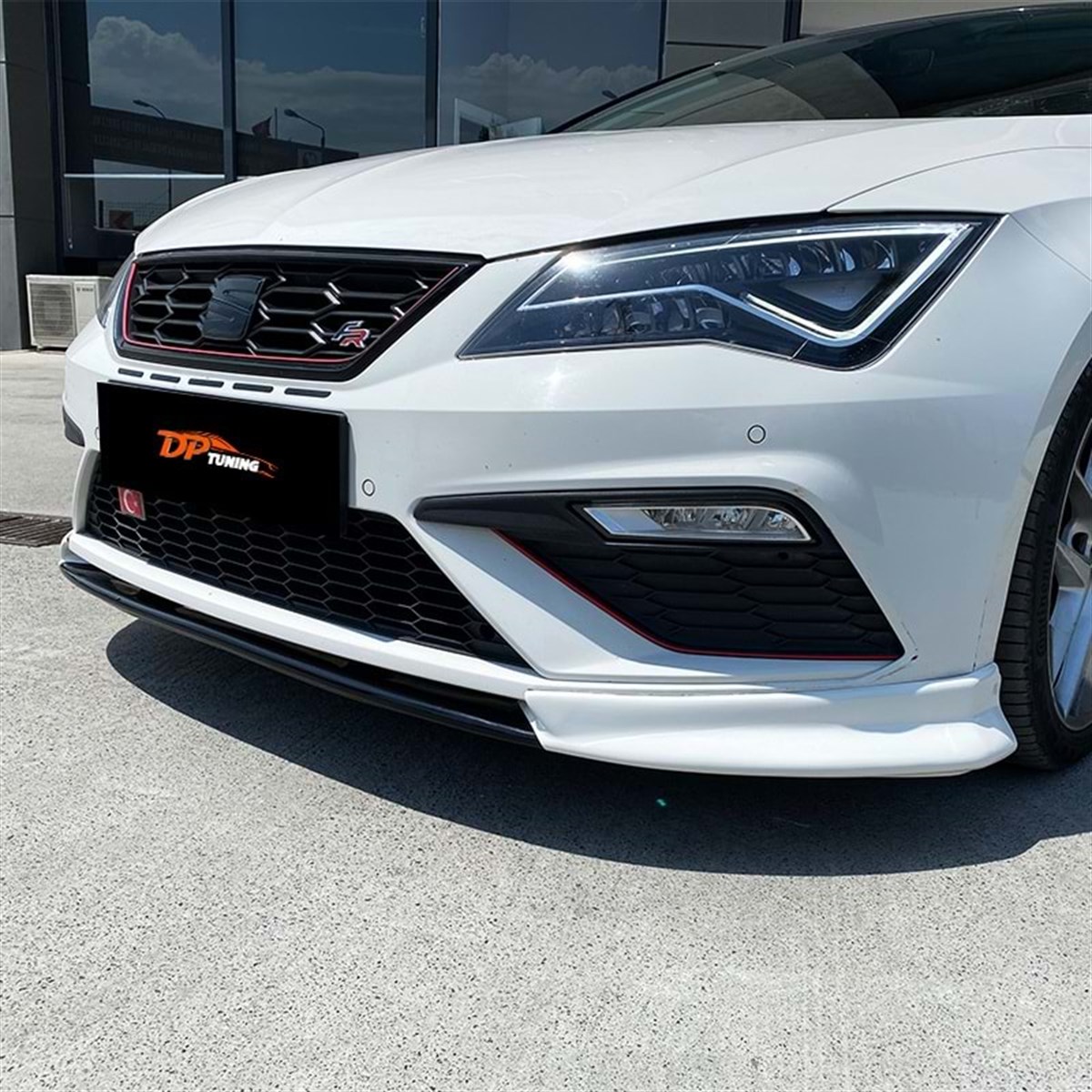 Leon Mk3 FR Model Front Lip Raw Surface Vacuum Plastic  2012-2016 mk3