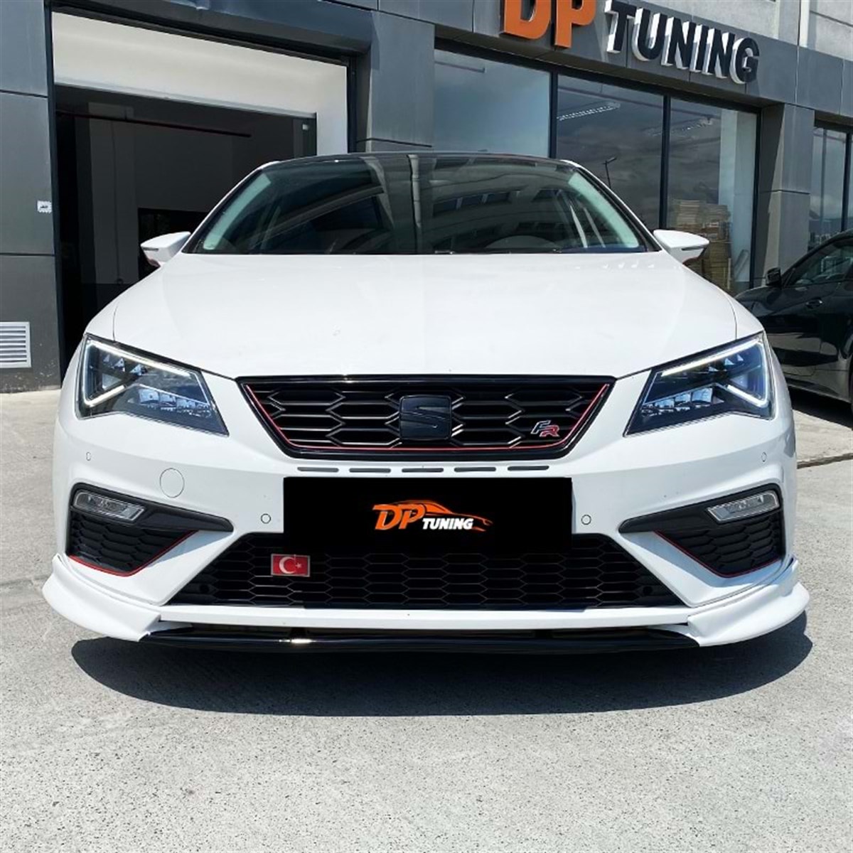 Leon Mk3 FR Model Front Lip Raw Surface Vacuum Plastic  2012-2016 mk3