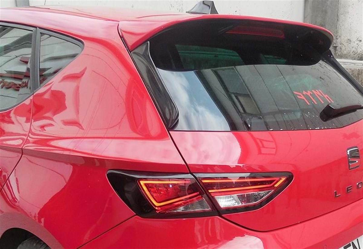 Leon Mk3 Rear Spoiler Side Flaps FR Raw Surface ABS  2012-2020