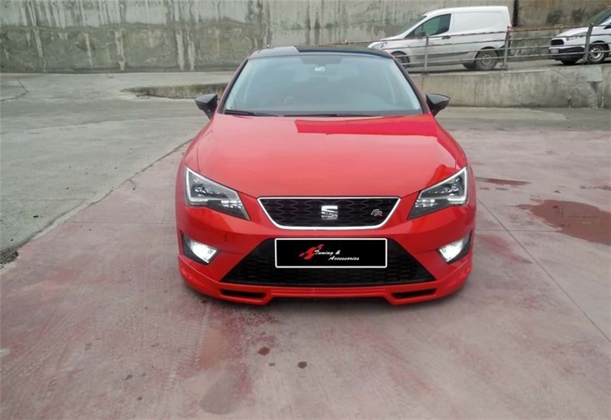 Leon Mk3 Rieger Model Front Lip Raw Surface Vacuum Plastic  2012-2016 mk3
