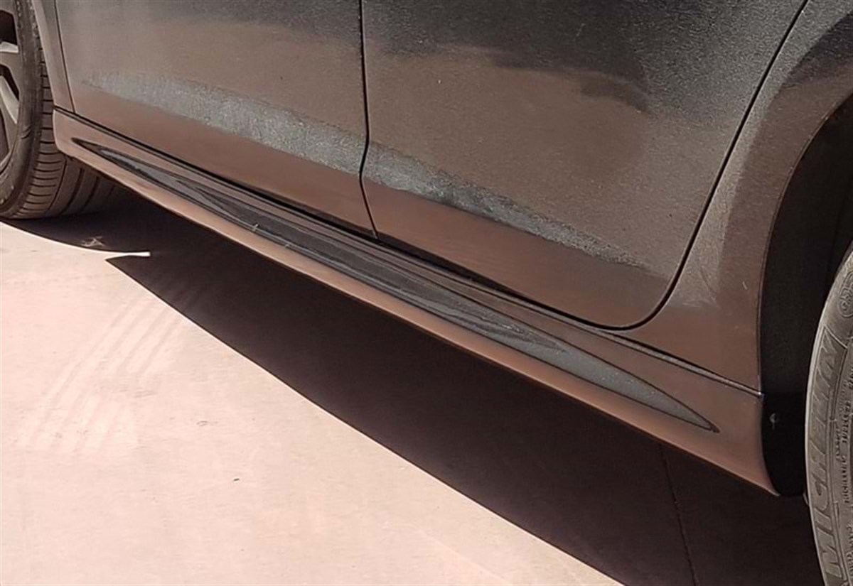 Leon Mk3 Sport Side Skirts Raw Surface Vacuum Plastic  2012-2020 MK3 MK3 FL