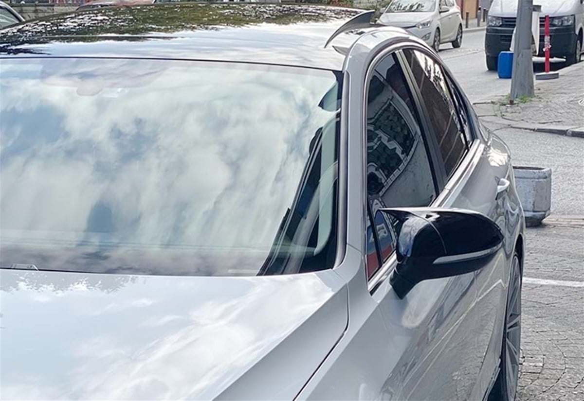 Passat B8 Batman Mirror Cover Piano Black  2015 ve Sonrası 2015 - 2019  Passat B8, B8 FL