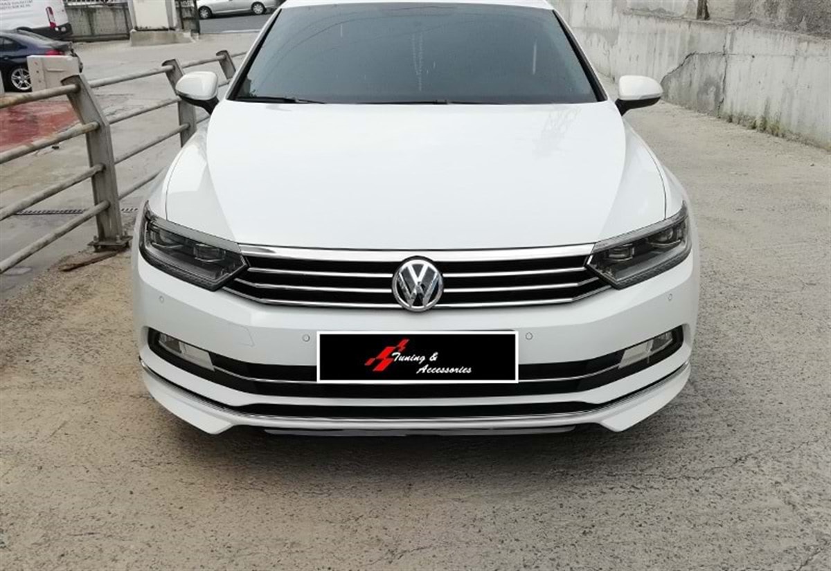Passat B8 Sport Model Front Lip Raw Surface Vacuum Plastic 2015 - 2019  Passat B8
