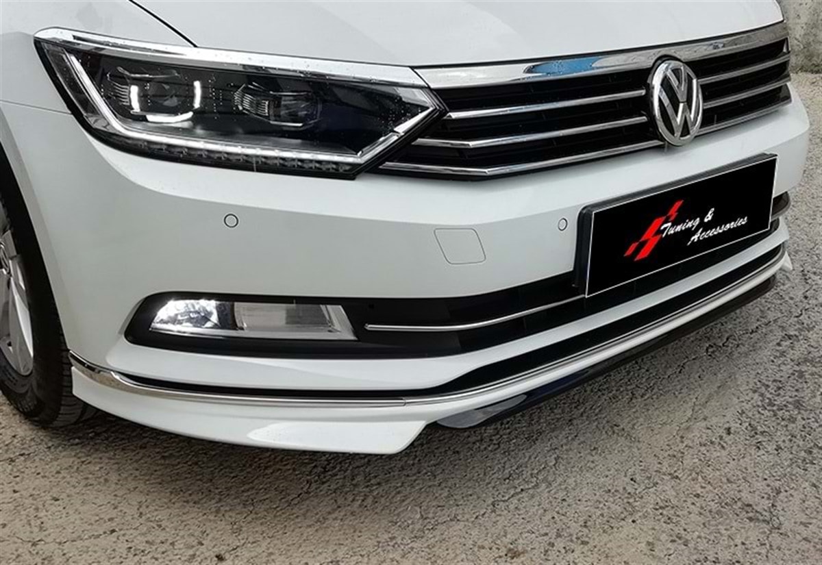 Passat B8 Sport Model Front Lip Raw Surface Vacuum Plastic 2015 - 2019  Passat B8