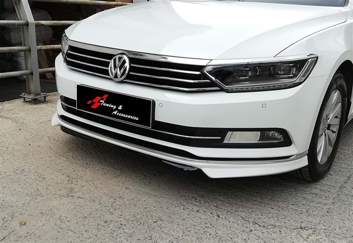 Passat B8 Sport Model Front Lip Raw Surface Vacuum Plastic 2015 - 2019  Passat B8
