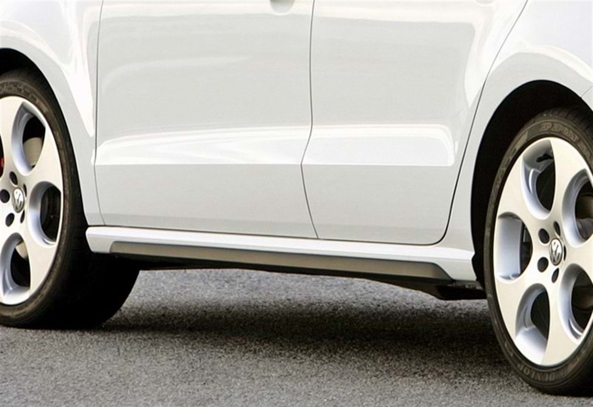 Polo Mk5 GTI Side Skirts Raw Surface Vacuum Plastic  2009-2017  Mk5 - Mk5 FL