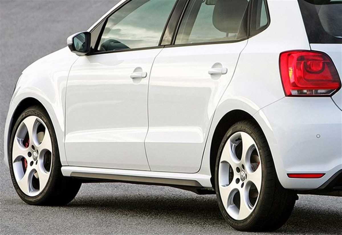 Polo Mk5 GTI Side Skirts Raw Surface Vacuum Plastic  2009-2017  Mk5 - Mk5 FL