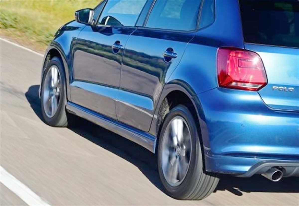 Polo Mk5 R Line Model Side Skirts Raw Surface Vacuum Plastic  2009-2017 Mk5 - Mk5 FL