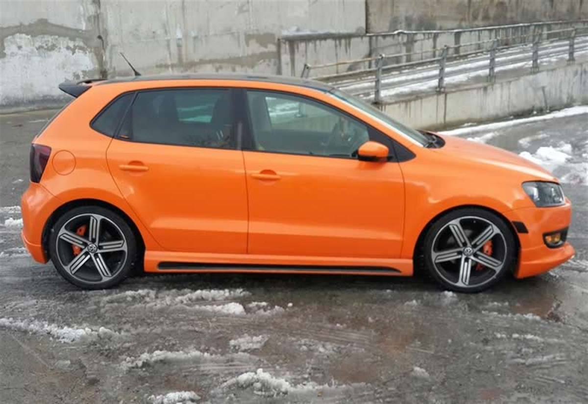 Polo Mk5 Rieger Side Skirts Raw Surface Vacuum Plastic  2009-2017  Mk5 - Mk5 FL