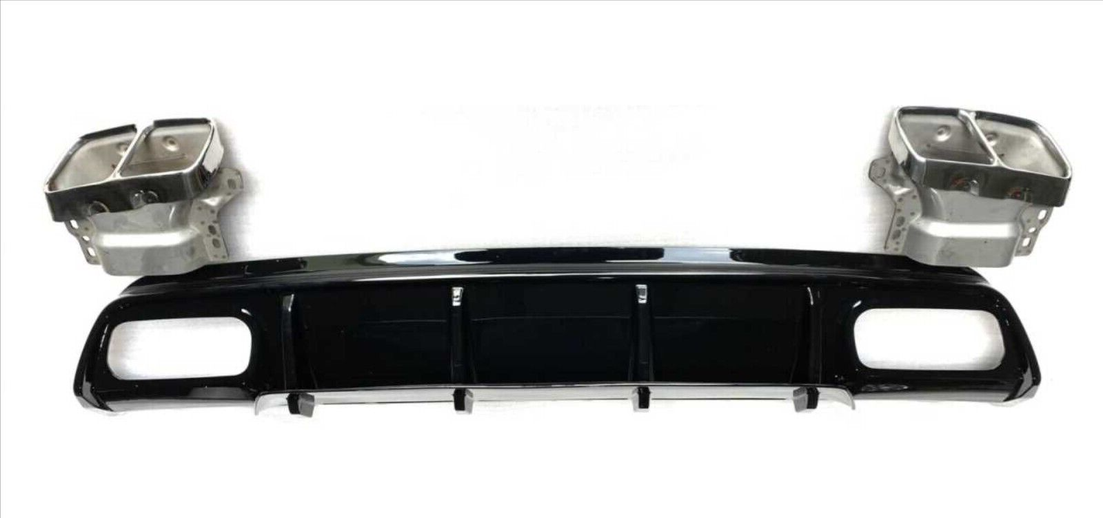 Rear Diffuser Lip Spoiler Fit For Mercedes W176 A200 A250 A45 2016-2018