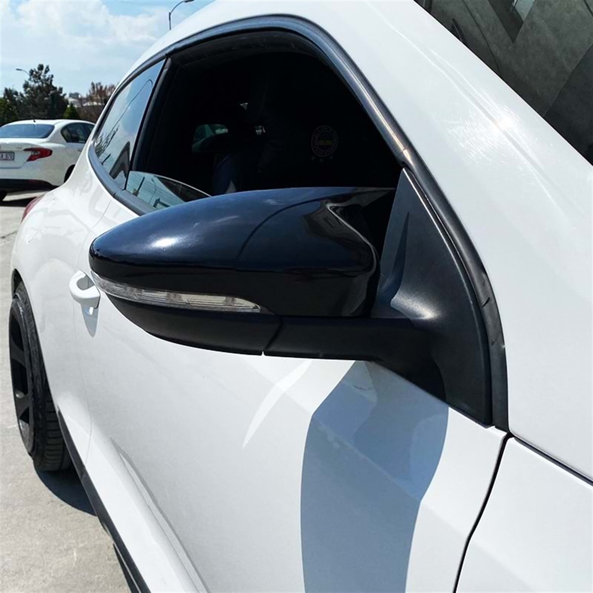 Scirocco Mk3 Batman Mirror Cover Piano Black  2008-2017 Mk3 - Mk3 FL