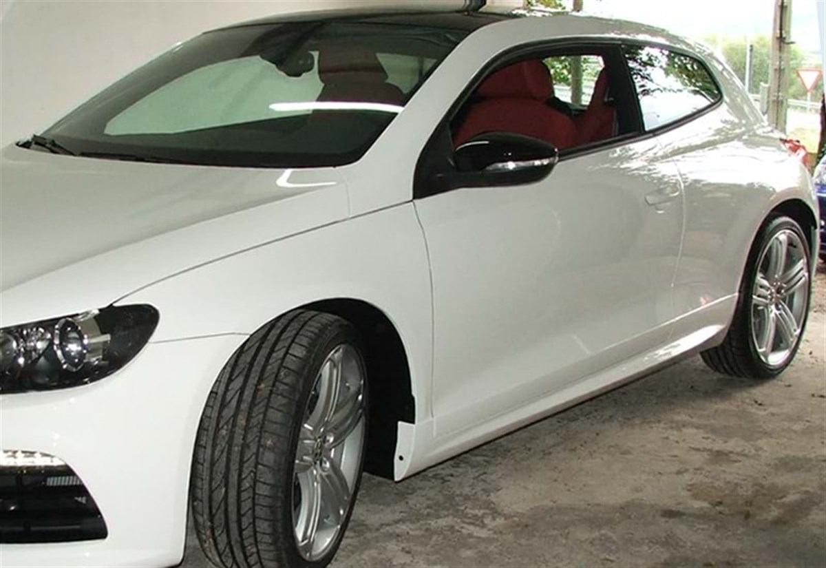 Scirocco MK3 R Model Side Skirts Raw Surface Vacuum Plastic  2008-2017 Mk3 - Mk3 FL