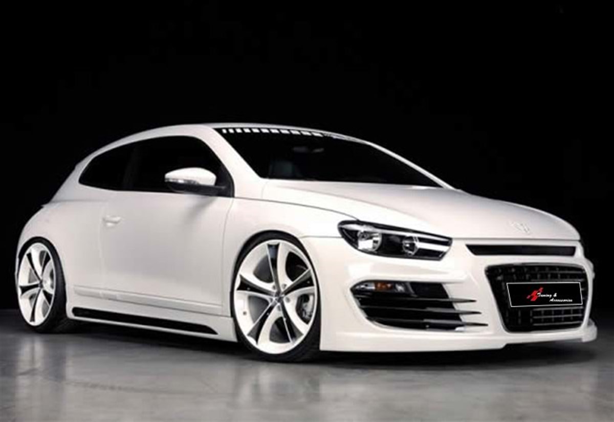 Scirocco MK3 Rieger Model Side Skirts Raw Surface Vacuum Plastic  2008-2017 MK3 MK3 FL