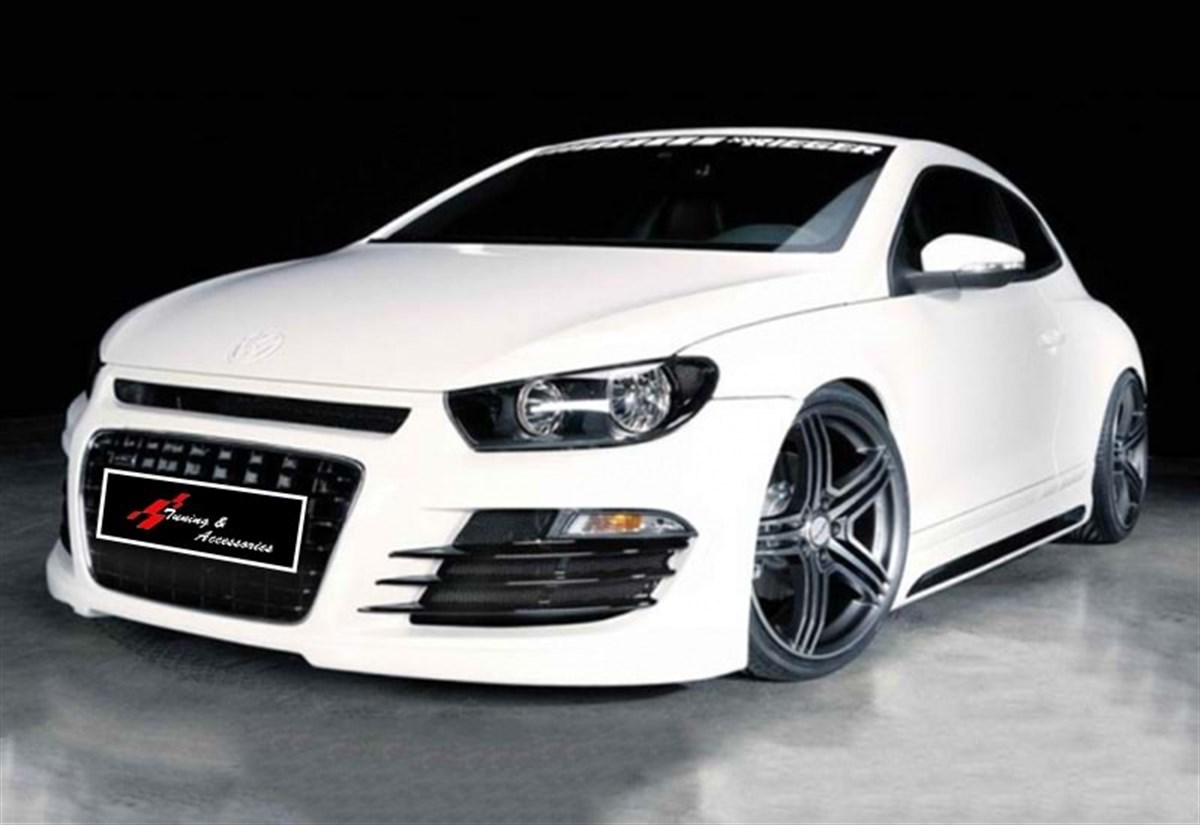 Scirocco MK3 Rieger Model Side Skirts Raw Surface Vacuum Plastic  2008-2017 MK3 MK3 FL