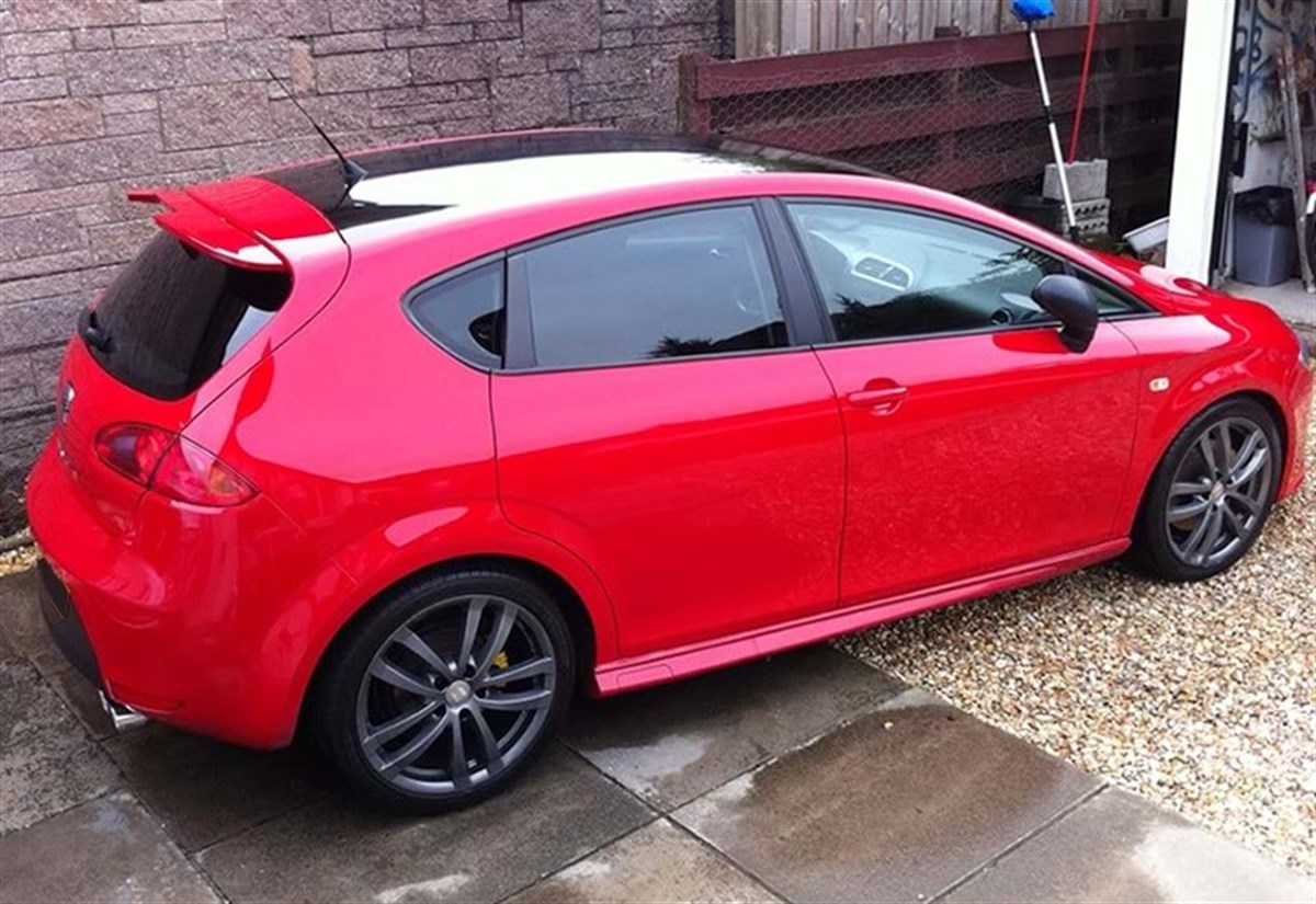 Seat Leon 2009.2012 Mk2.5 - Spoiler, Roof, Cupra R St., Primer (Gray) Surface, FRP