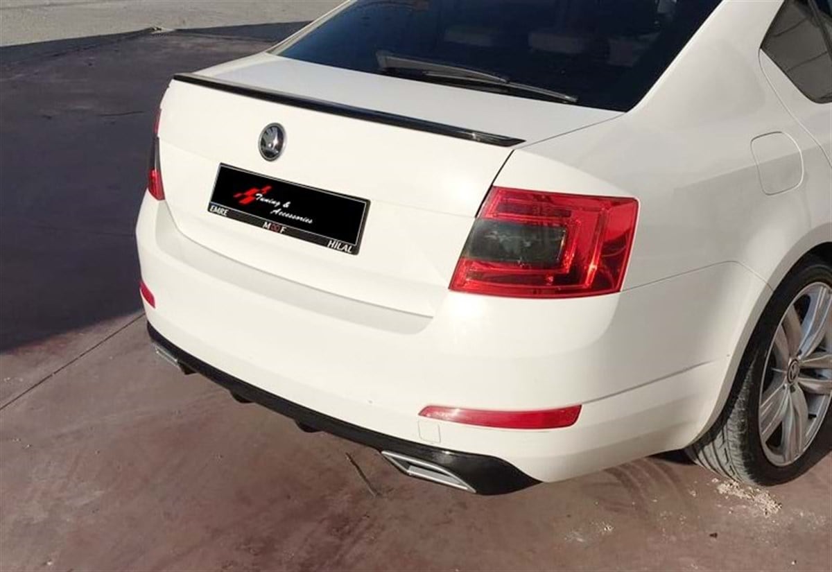 Skoda Octavia 2013 Mk33.5 S - Spoiler, Trunk, OEM St. Anatomic, Primer (Gray) Surface, FRP 2013-2020  Mk3 - Mk3 FL