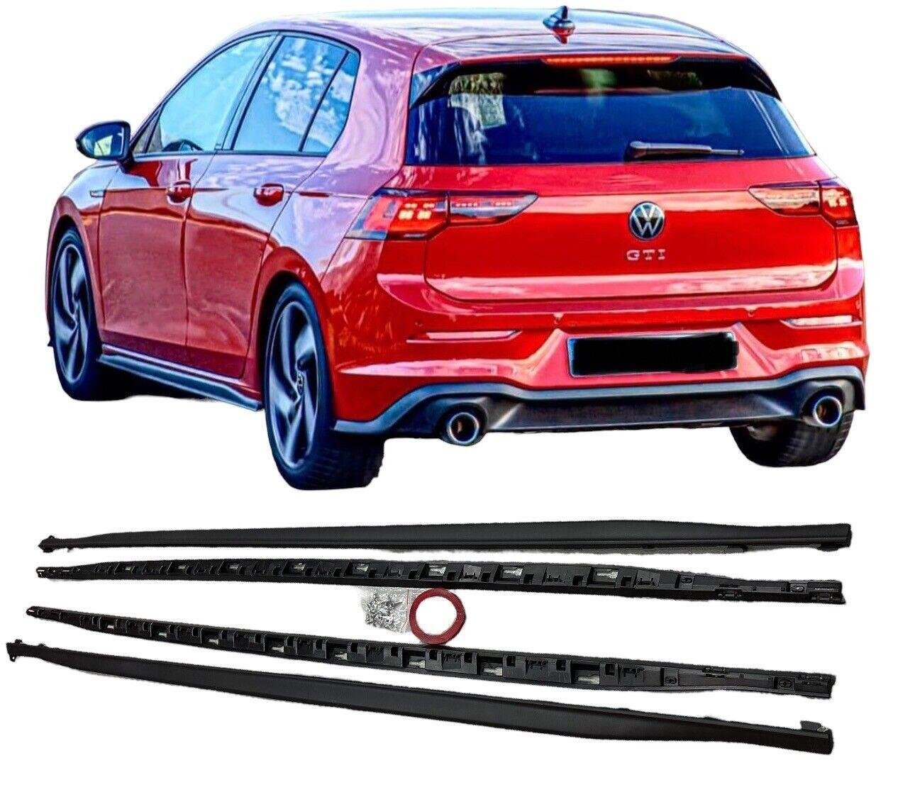 VW GOLF MK8 GTI SIDE SKIRT EXTENSIONS FOR GTI GTD 2019-2023 SKIRTS 