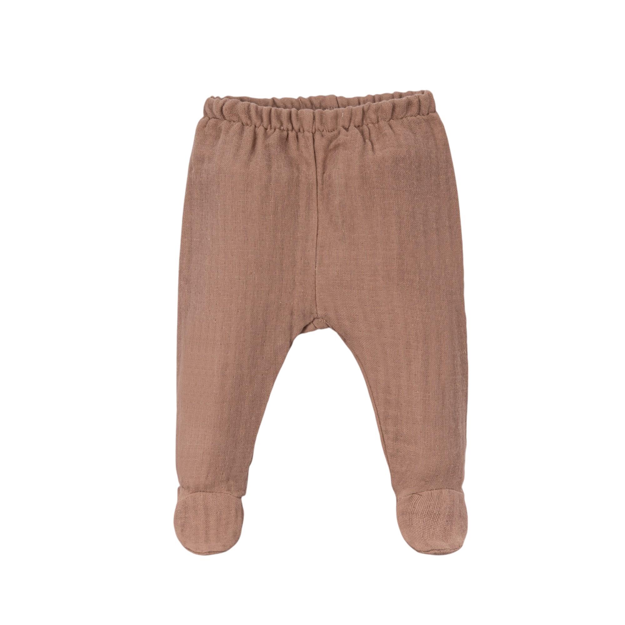 Ayı Desenli Müslin Erkek Bebek Hastane Çıkışı Beşli Set