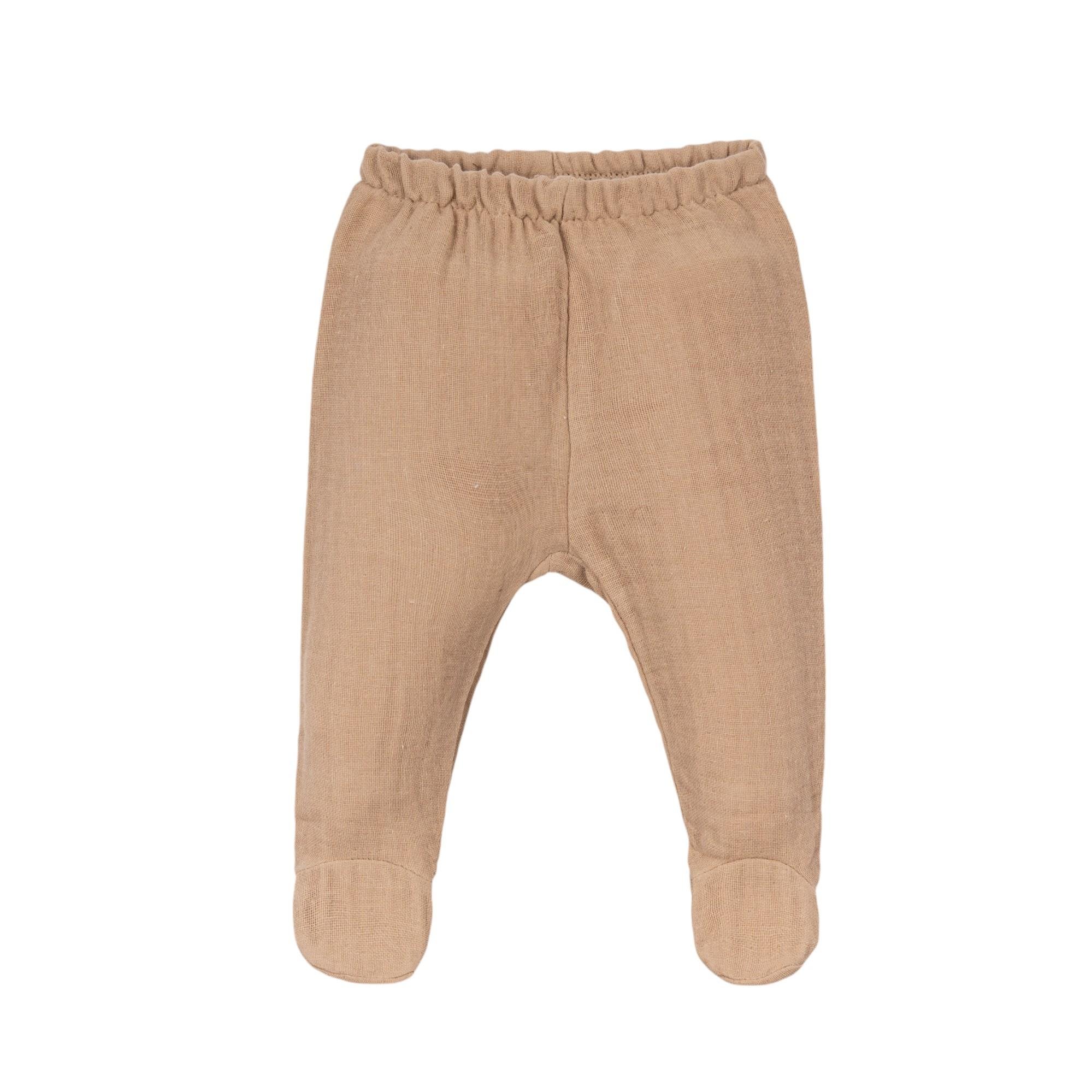 Ayı Desenli Müslin Erkek Bebek Hastane Çıkışı Beşli Set