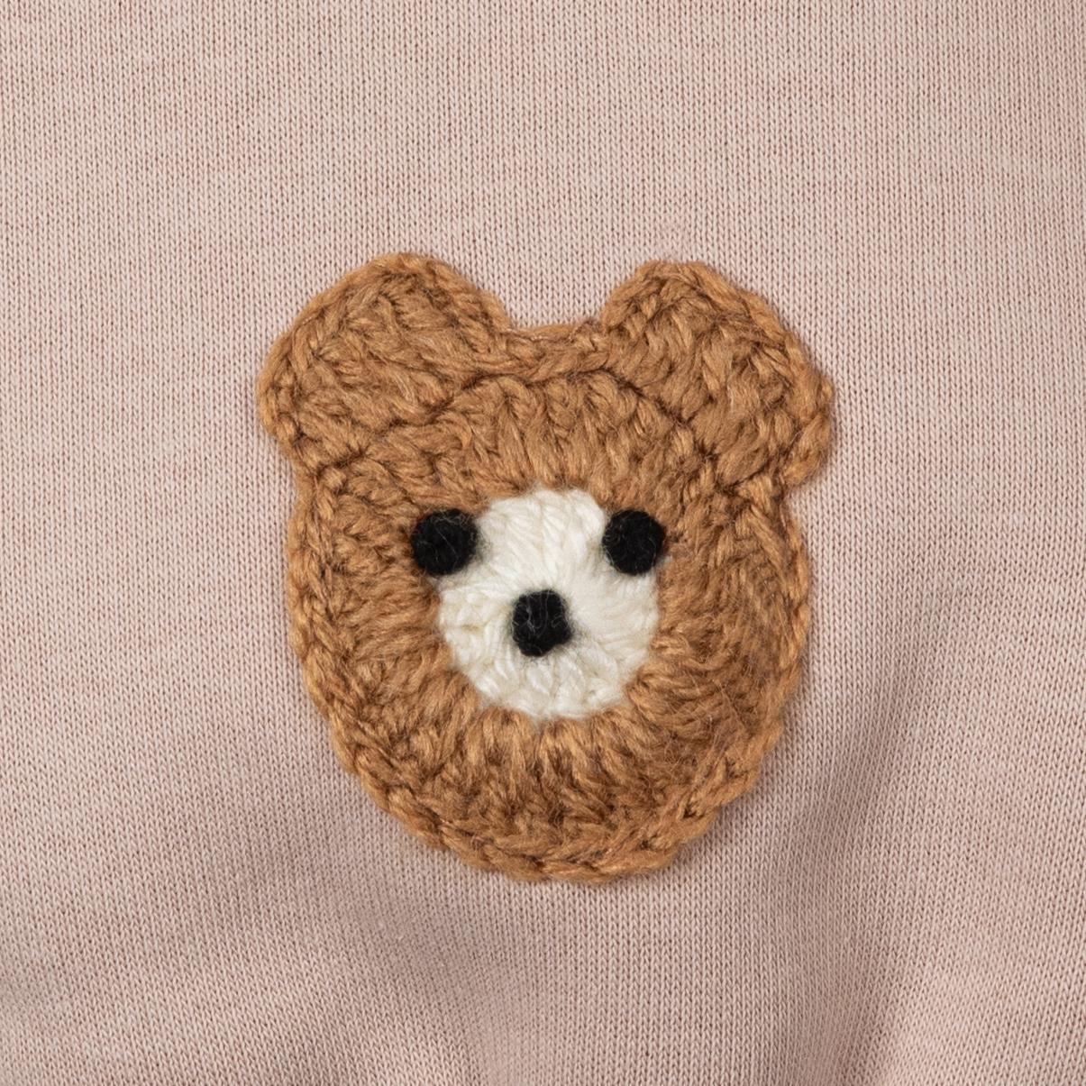 Ayıcık İşlemeli Erkek Bebek İkili Takım