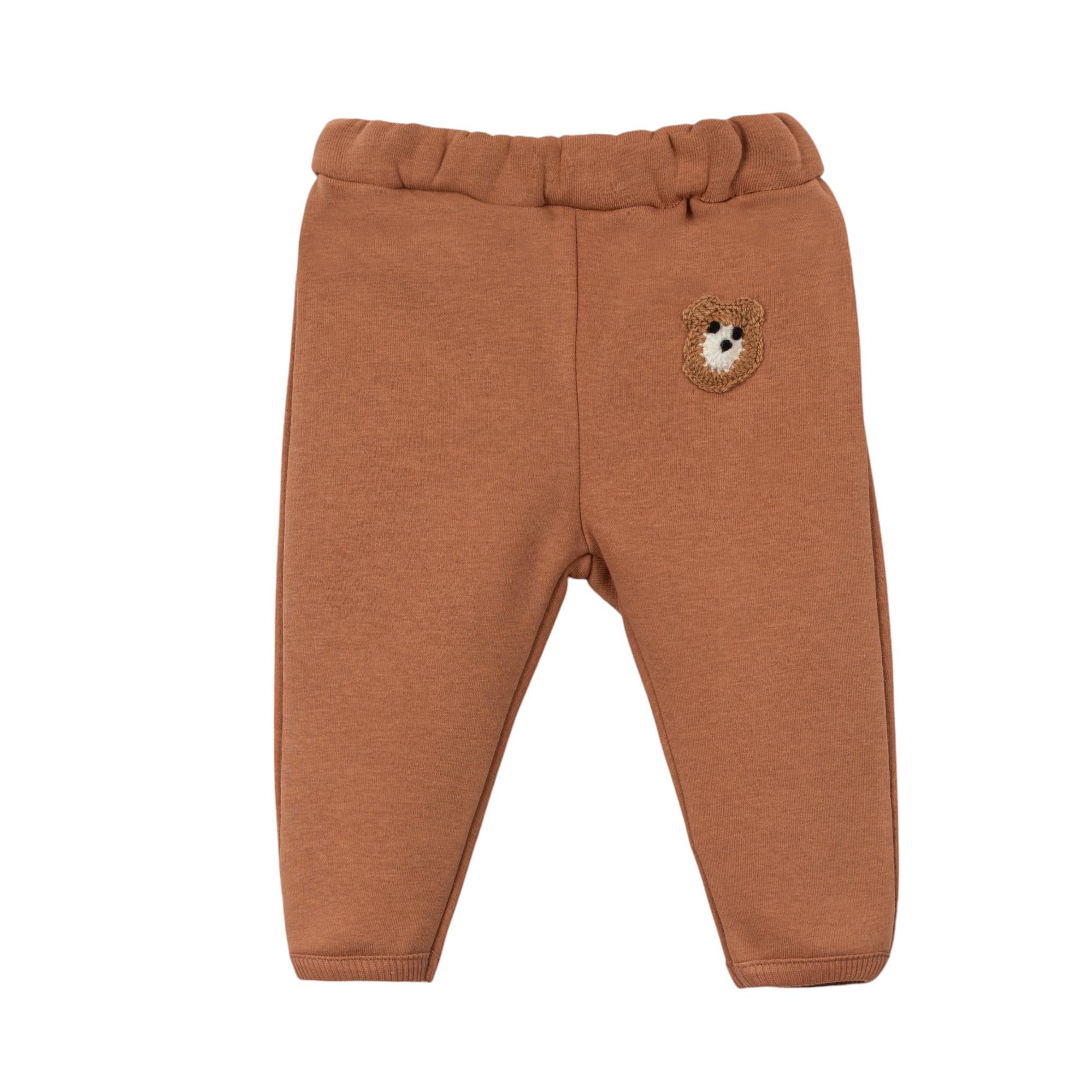 Ayıcık İşlemeli Erkek Bebek İkili Takım