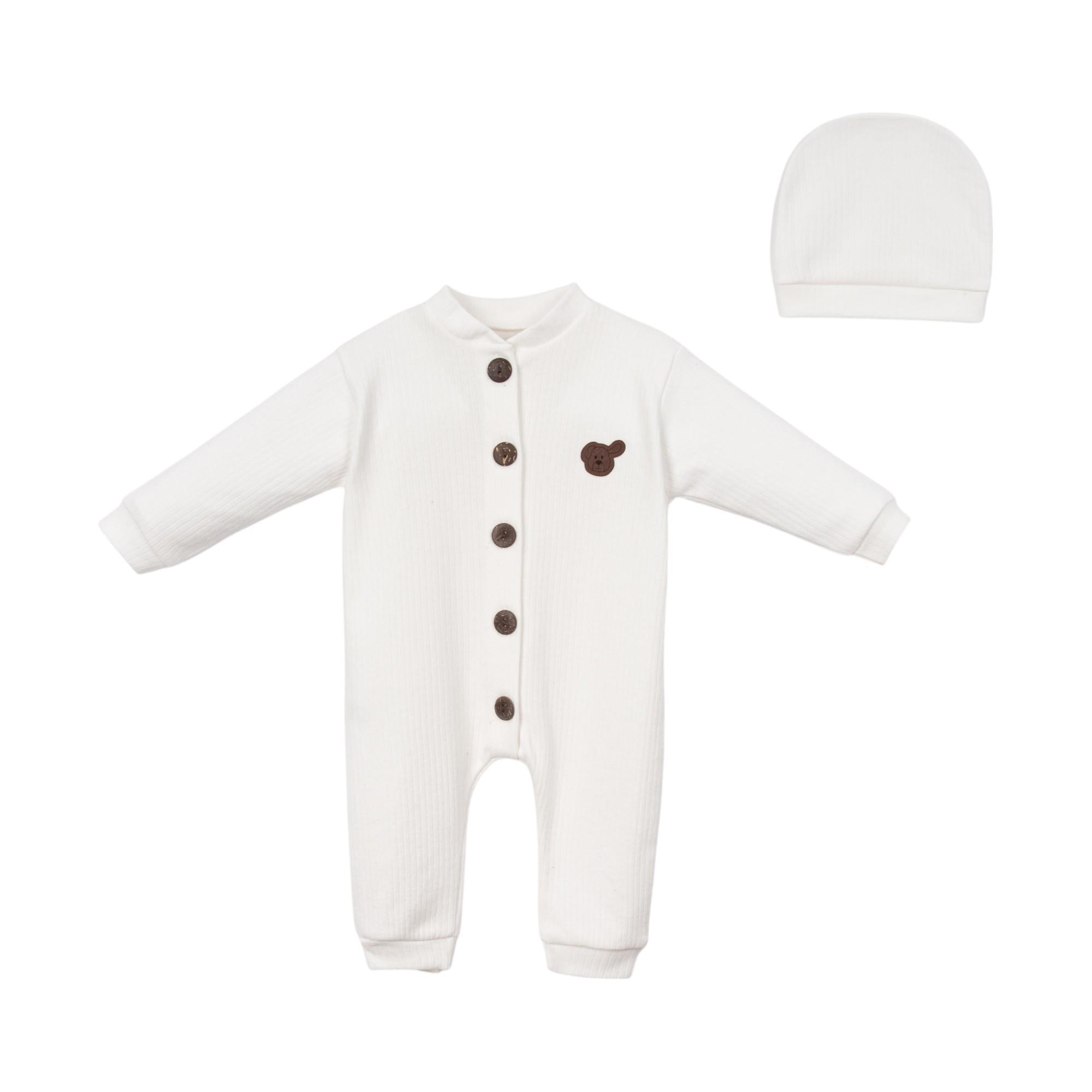 Ayıcık Logolu Bebek Tulum