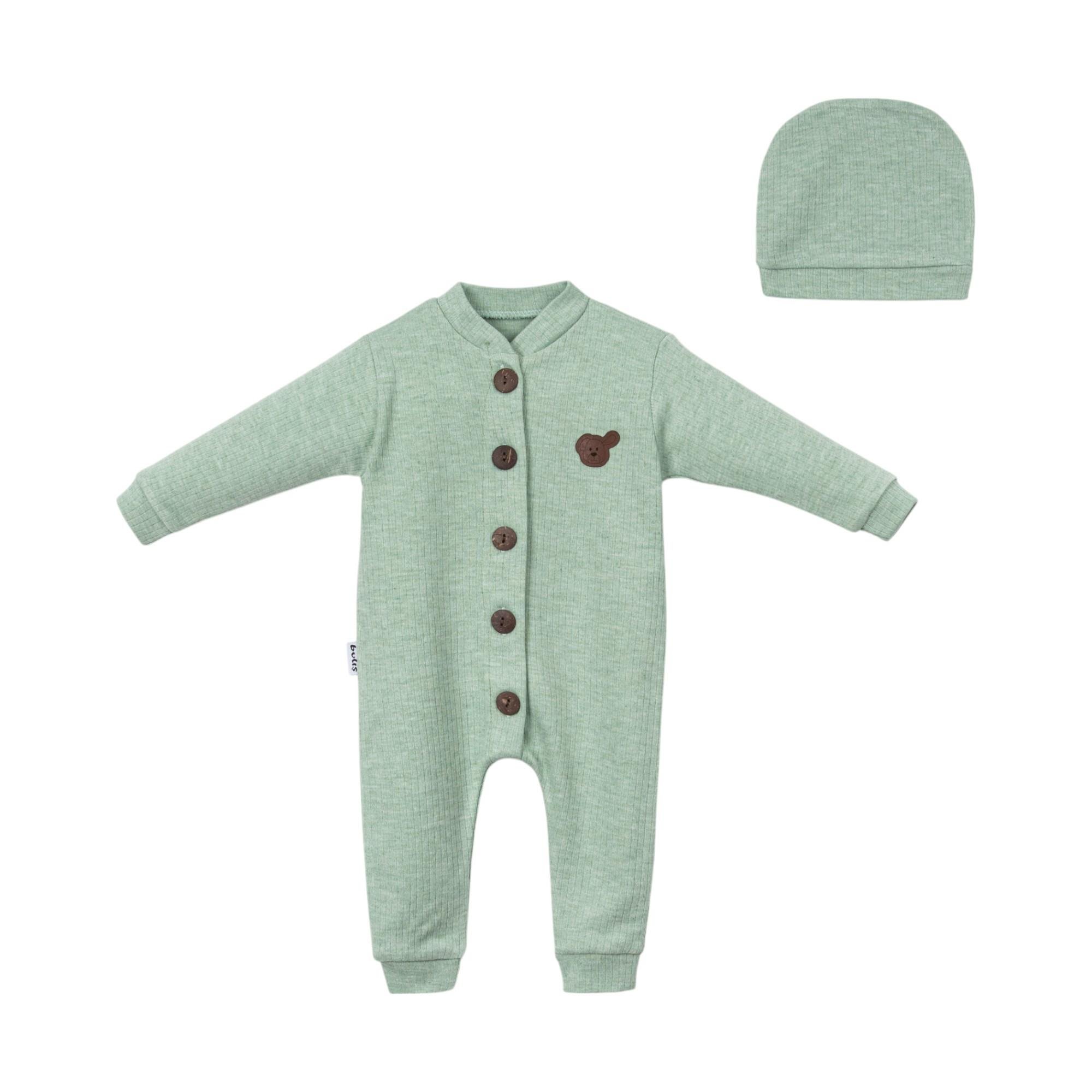 Ayıcık Logolu Bebek Tulum