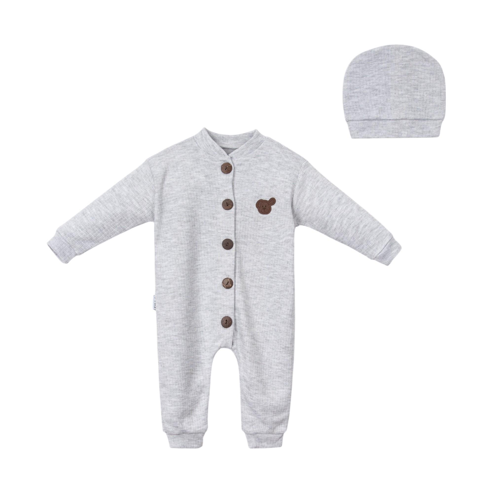 Ayıcık Logolu Bebek Tulum