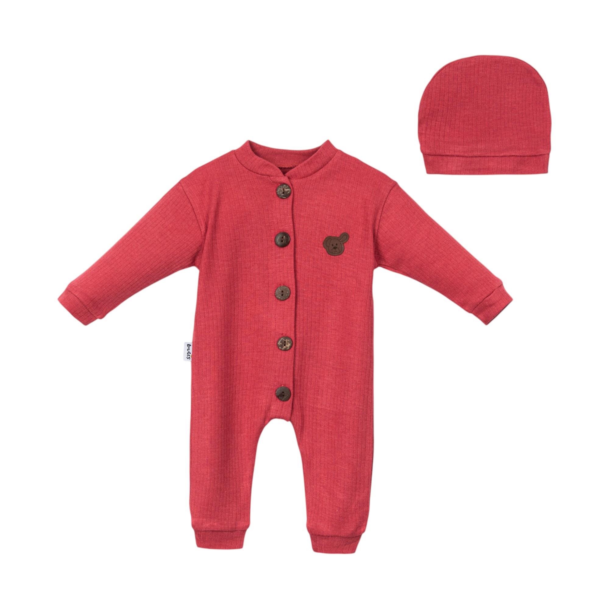 Ayıcık Logolu Bebek Tulum