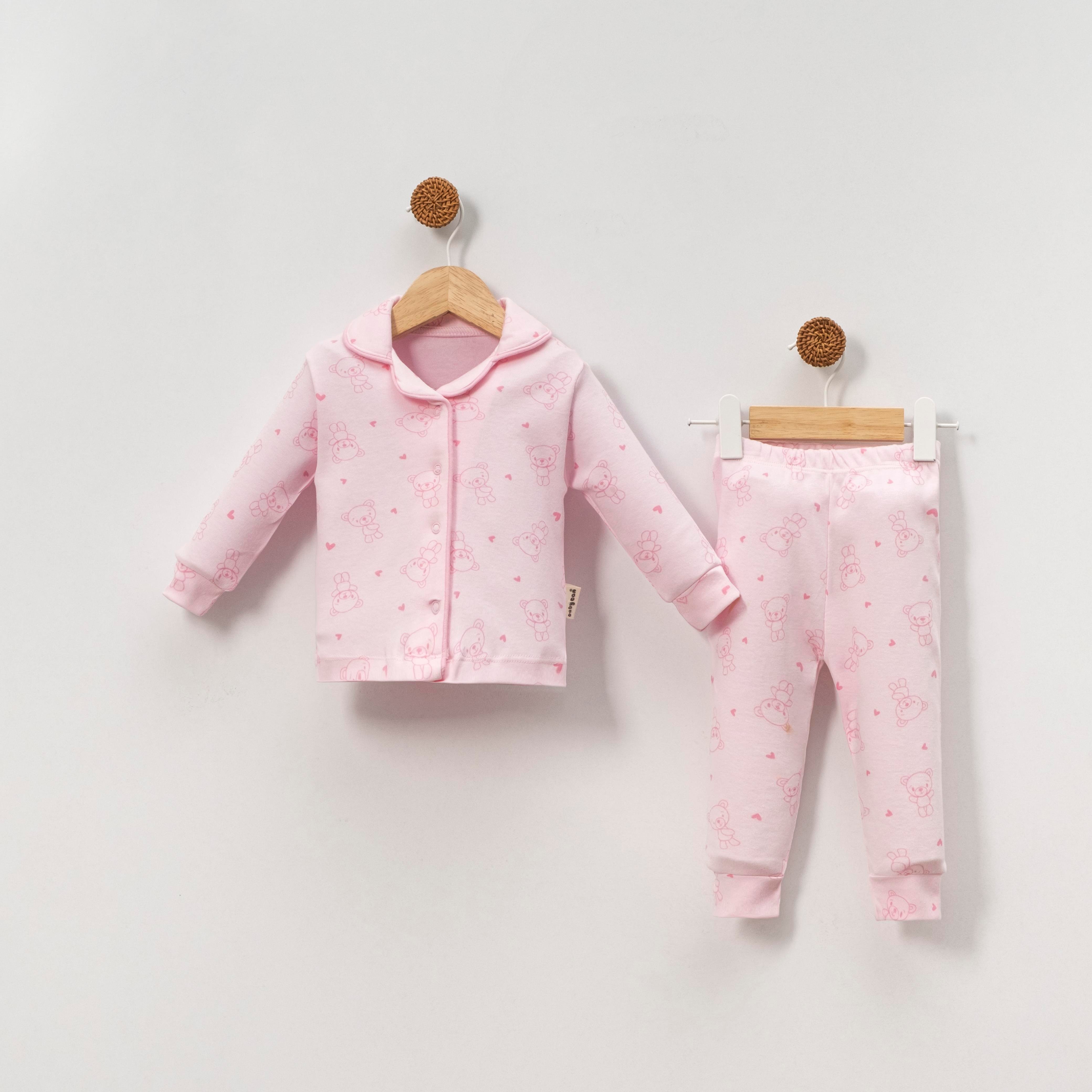 BABY AYICIK DESENLİ PİJAMA TAKIMI 3-12 M
